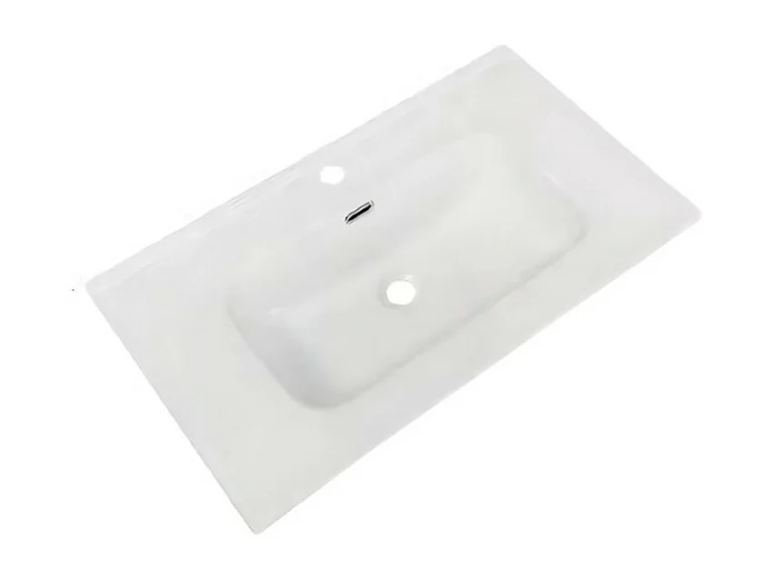 Mobile bagno sospeso colore verde oliva 2 cassetti Invicta 80x45x48H