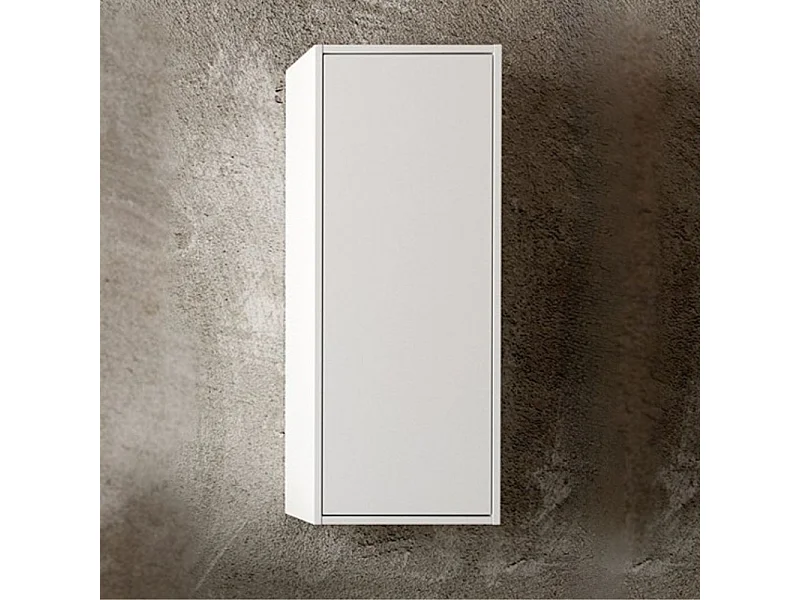 Colonna pensile bagno colore bianco Push 35x30.5x90H