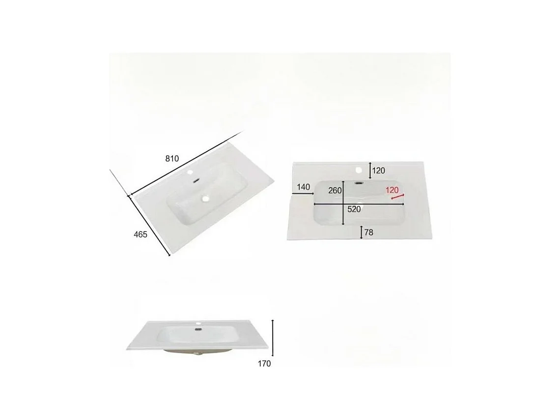 Mobile bagno sospeso Modular colore rovere miele con cassetti 80x45x50H