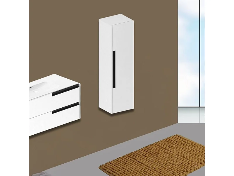 Colonna bagno sospesa Modular colore bianco 35x30x120H