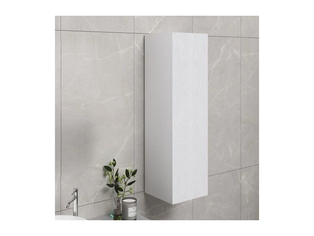 Colonna pensile bagno colore bianco 30x30x120 con anta: eleganza e funzionalità per ogni ambiente