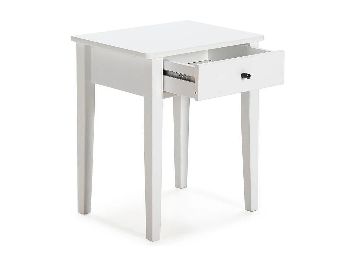 Nachtkastje Bart - 46x36x55cm - Wit