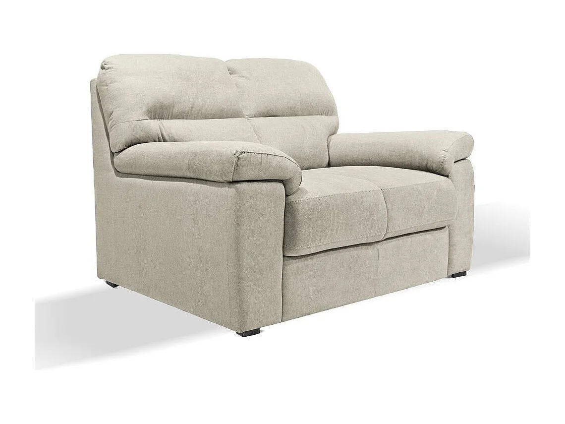 Divano 2 posti Alenda tessuto Roma05 colore beige 160x98x92h