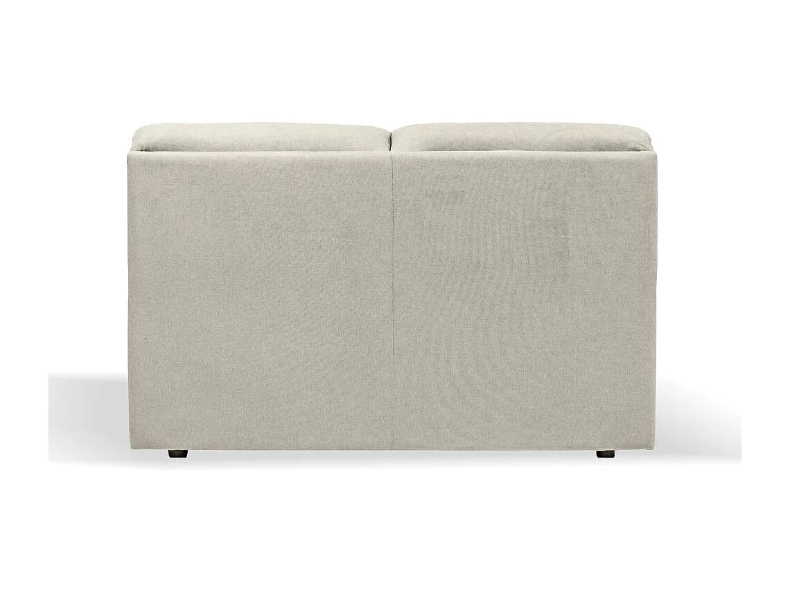 Divano 2 posti Alenda tessuto Roma05 colore beige 160x98x92h