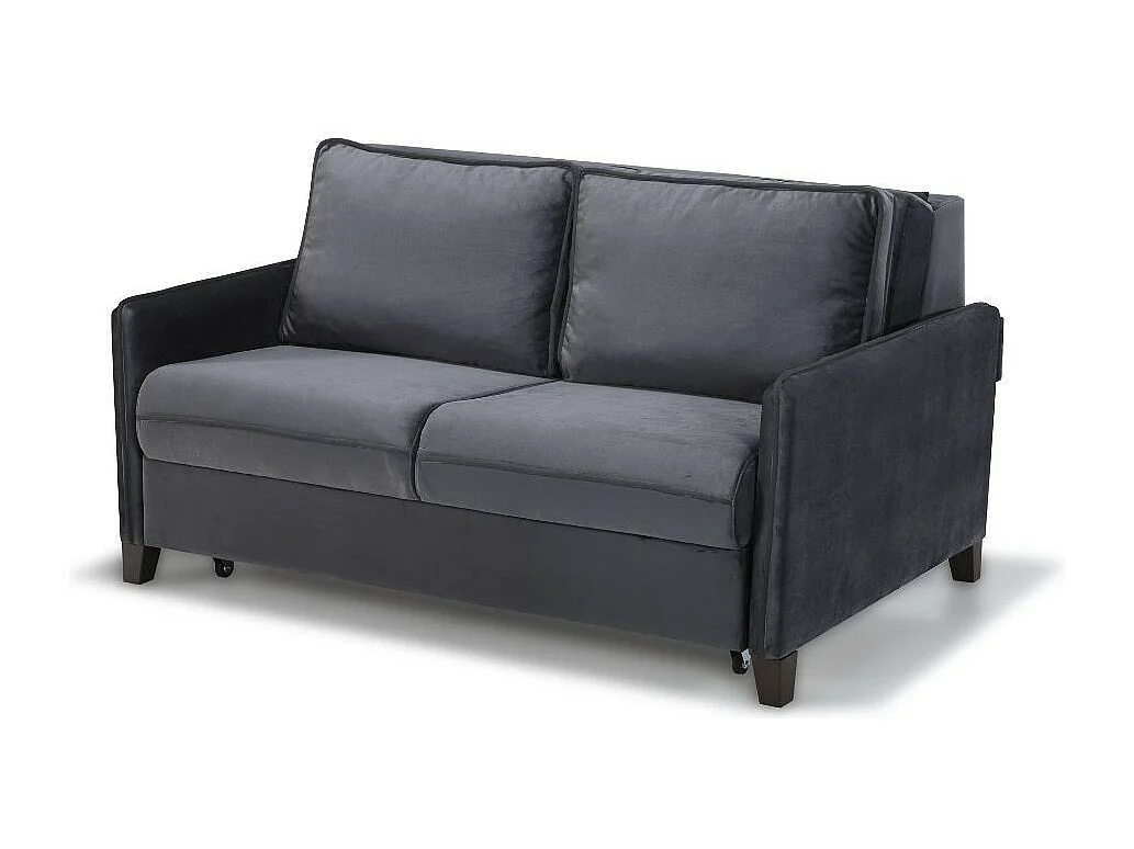 Divano letto Alcona 2 posti grigio con contenitore 164x112x90H