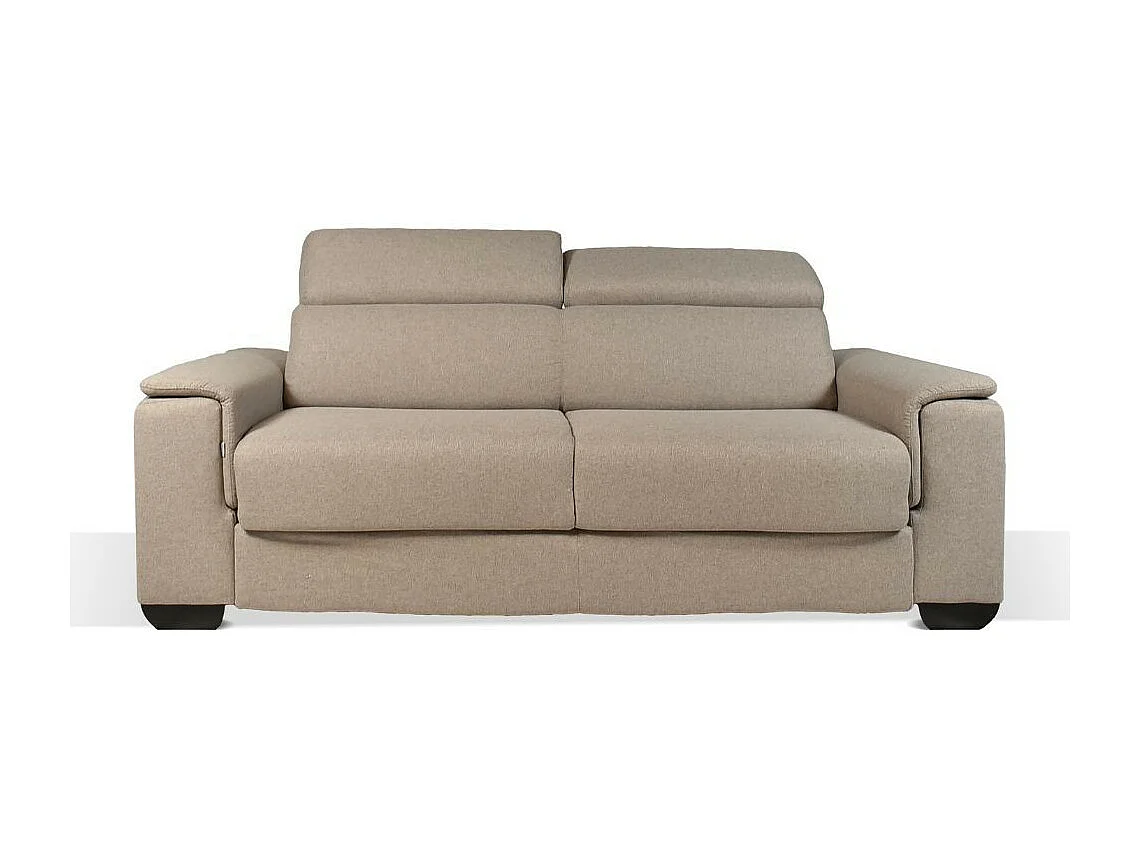 Divano letto colore tortora Mercurio 3 posti 210x94x90H