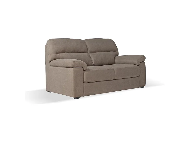 Divano 3 posti Alenda tessuto Roma10 colore tortora 211x98x92h