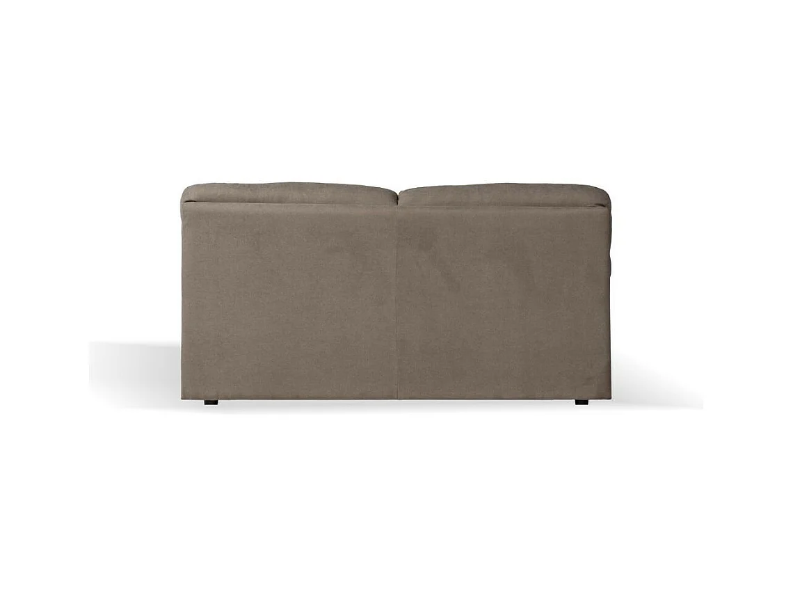 Divano 3 posti Alenda tessuto Roma10 colore tortora 211x98x92h