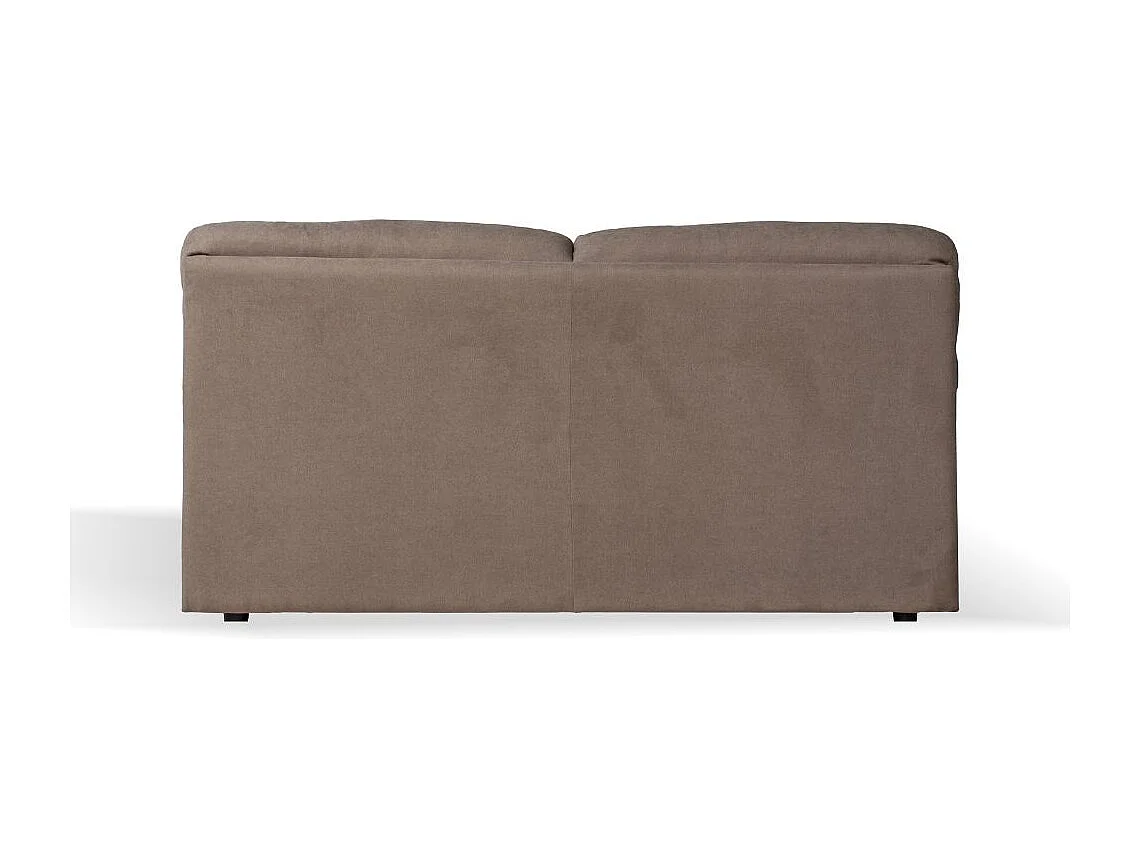 Divano 3 posti Alenda tessuto Roma10 colore tortora 211x98x92h