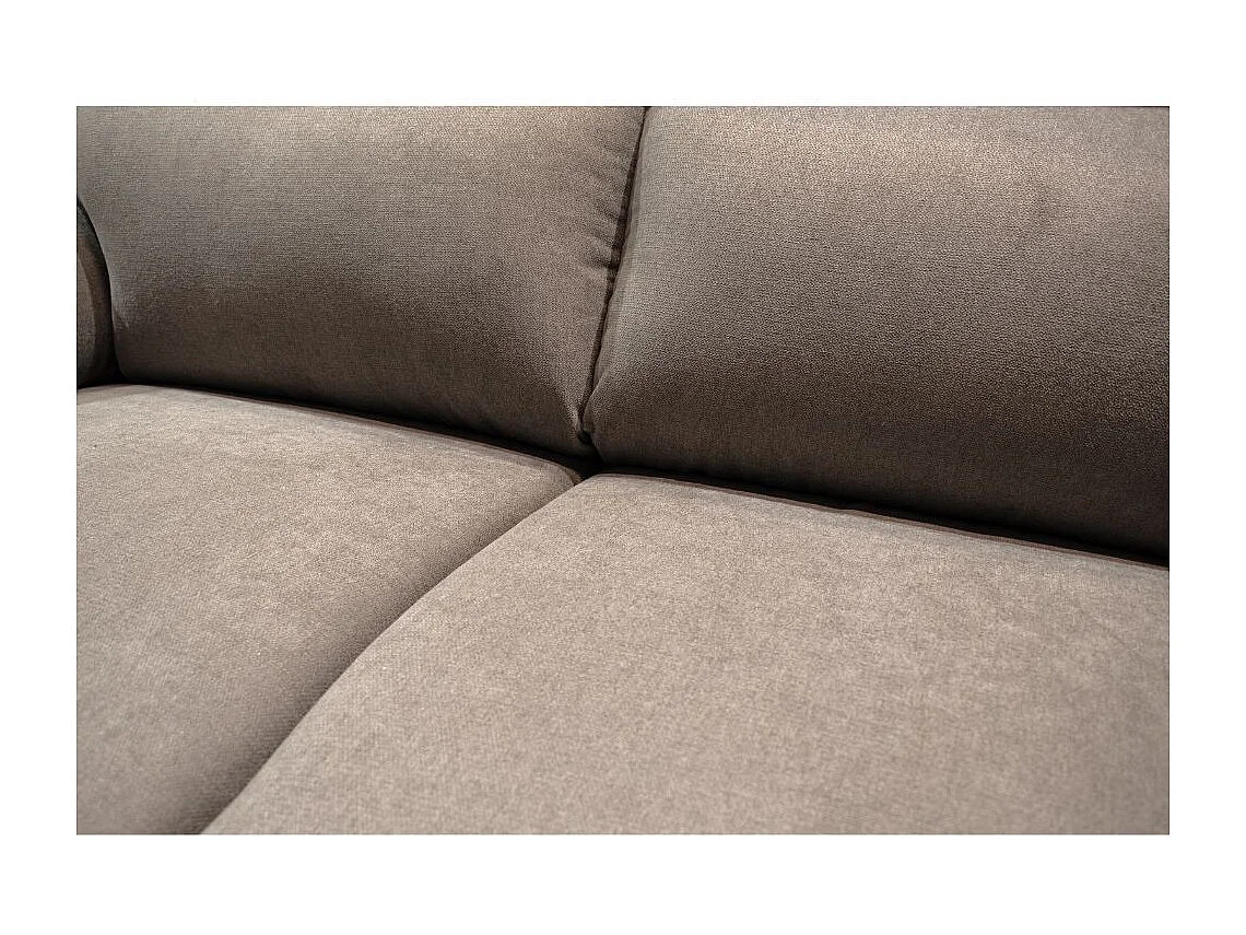 Divano 2 posti Alenda tessuto Roma10 colore tortora 160x98x92h