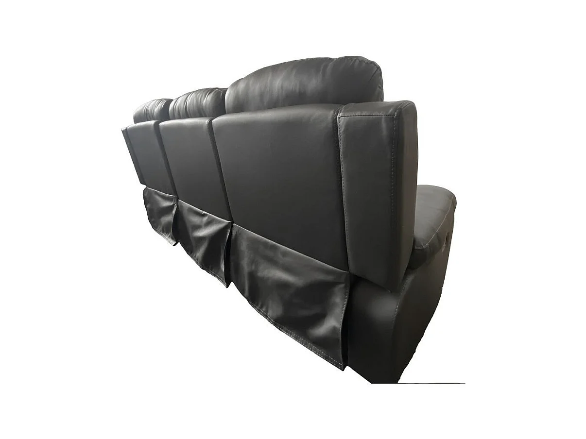 Divano Chicago 3 posti reclinabile colore grafite Cayenne20