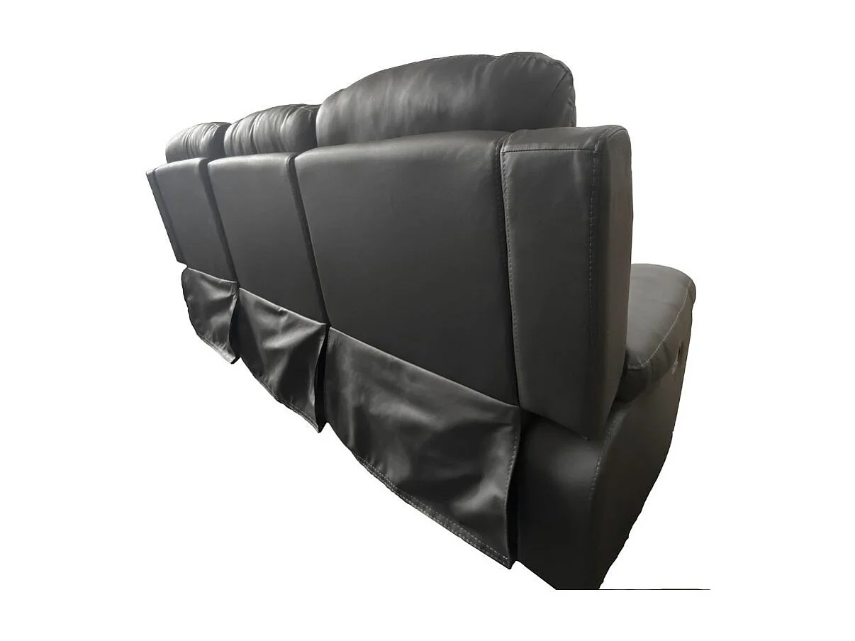 Divano Chicago 3 posti reclinabile colore grafite Cayenne20