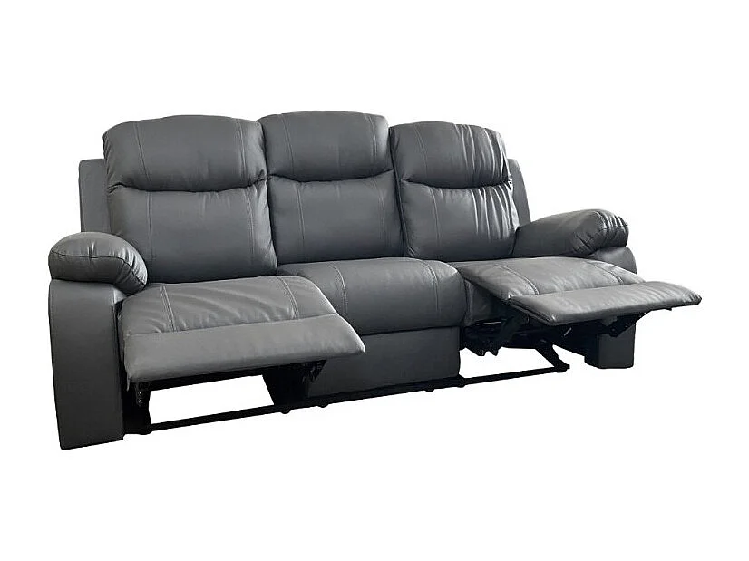 Divano Chicago 3 posti reclinabile colore grafite Cayenne20