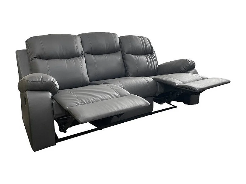Divano Chicago 3 posti reclinabile colore grafite Cayenne20
