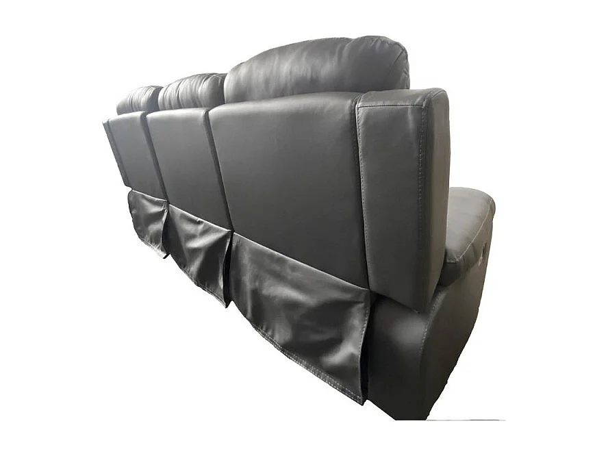 Divano Chicago 3 posti reclinabile colore grafite Cayenne20