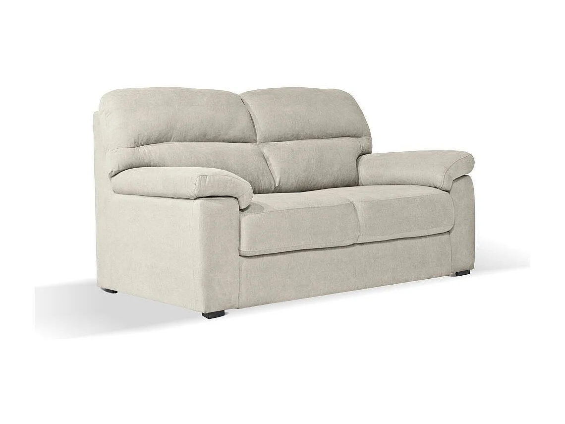 Divano 3 posti Alenda tessuto Roma05 colore beige 211x98x92h