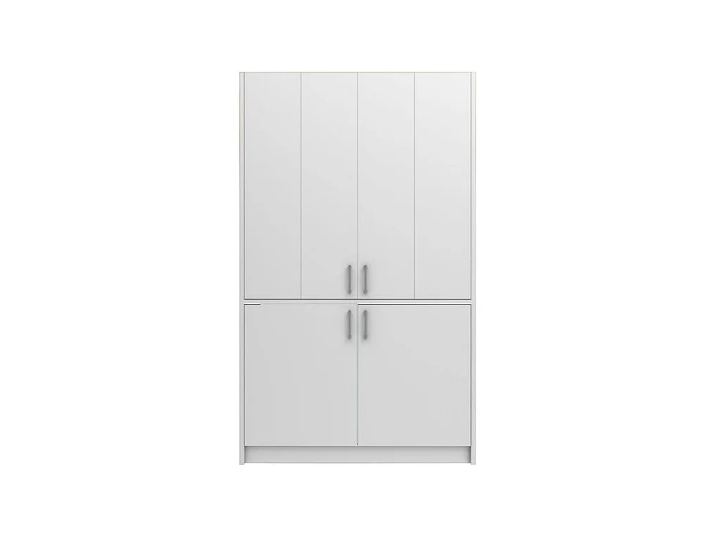Cucina salvaspazio a scomparsa Fold Evolution colore bianco e elettrodomestici inclusi 125x62x208H