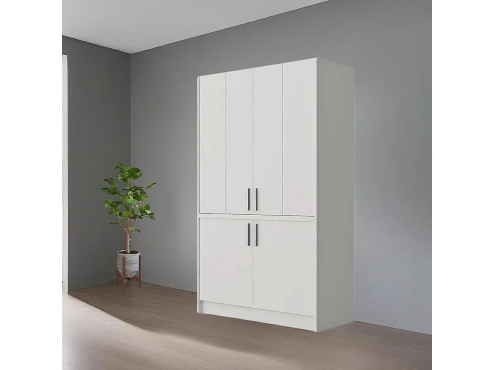 Cucina a scomparsa completa di elettrodomestici Fold bianco 125