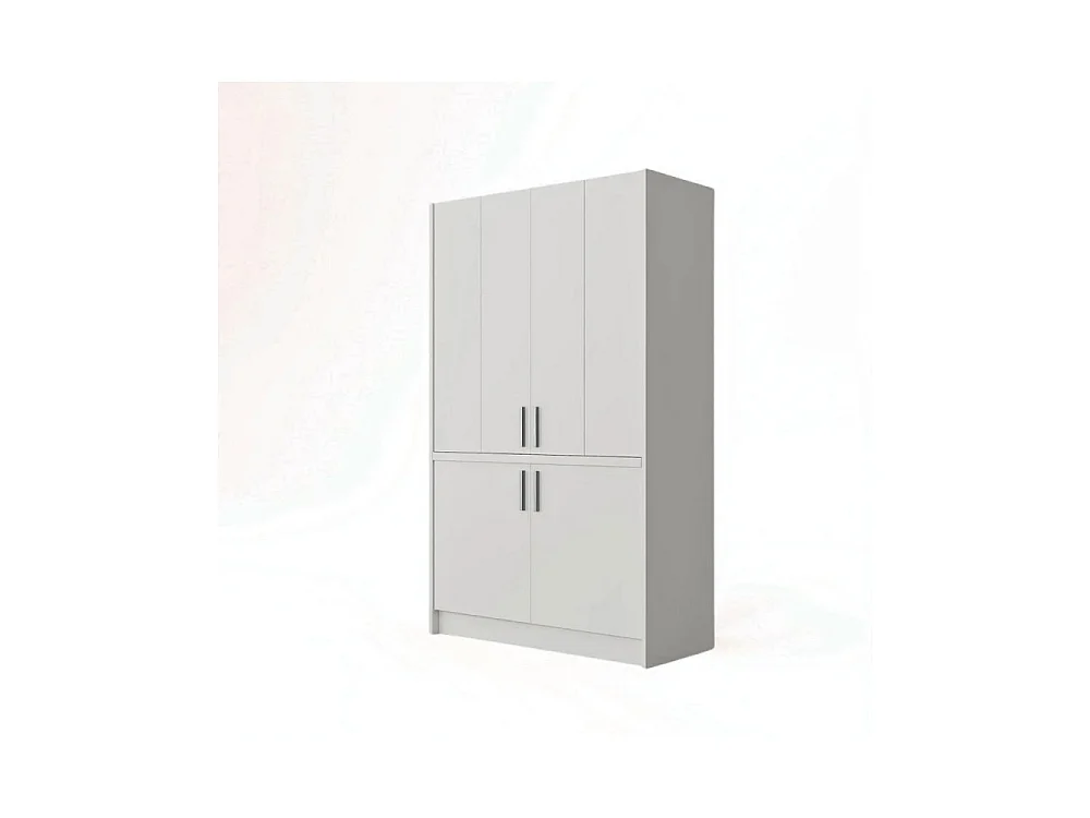 Cucina a scomparsa completa di elettrodomestici Fold bianco 125