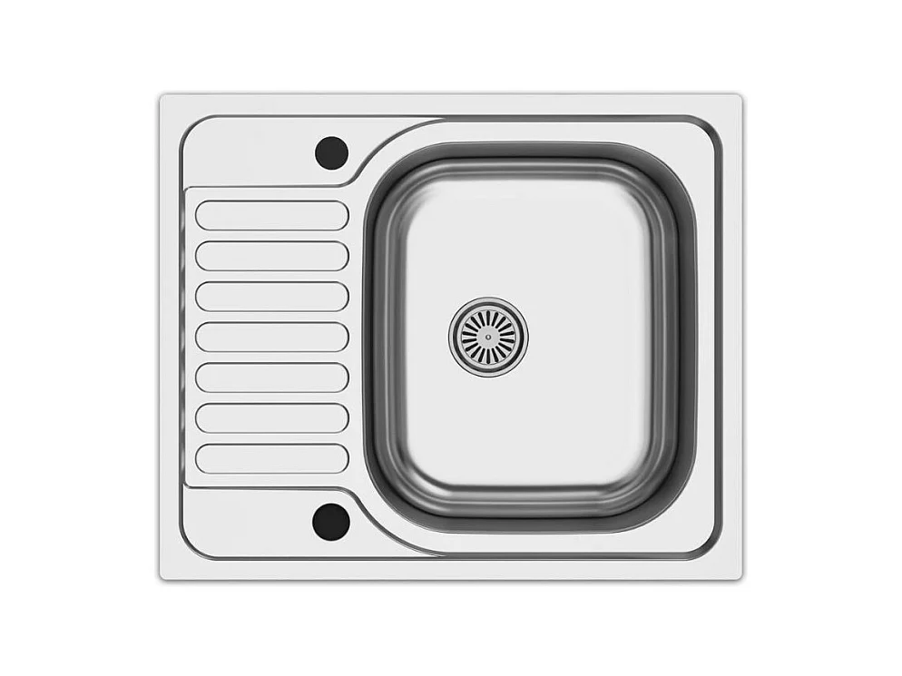 Mini cucina Cucinino120 bianco larice con lavello e piano cottura vetroceramica 120x60x85H