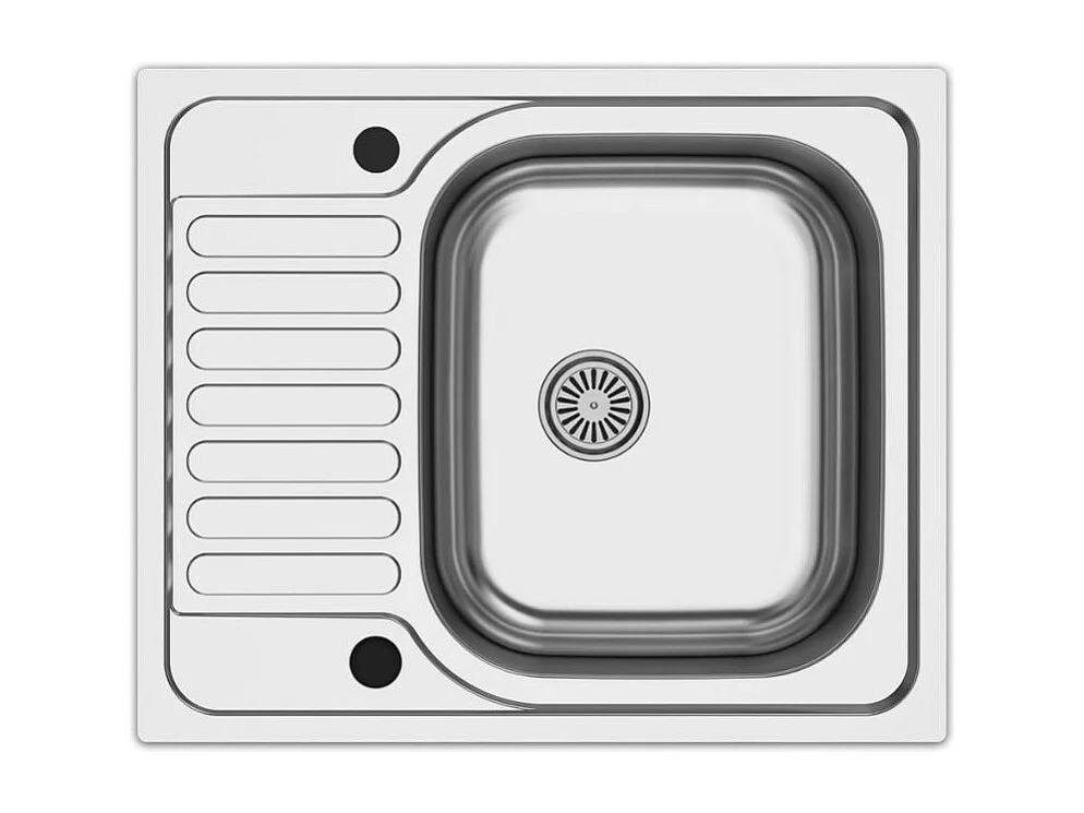 Mini cucina Cucinino120 bianco larice con lavello e piano cottura vetroceramica 120x60x85H