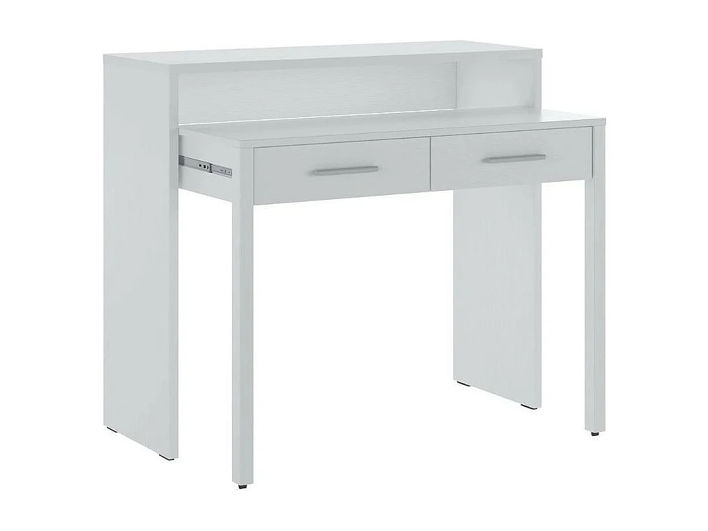 Scrivania Consolle Scrivia bianco opaco con piano estraibile – Design Funzionale e Salvaspazio