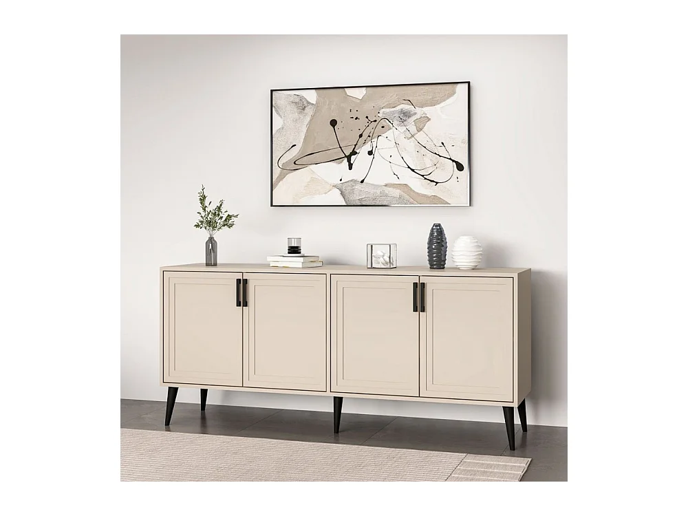 Madia Prime colore cashmere 180x45x80H - Eleganza e funzionalità per la tua casa