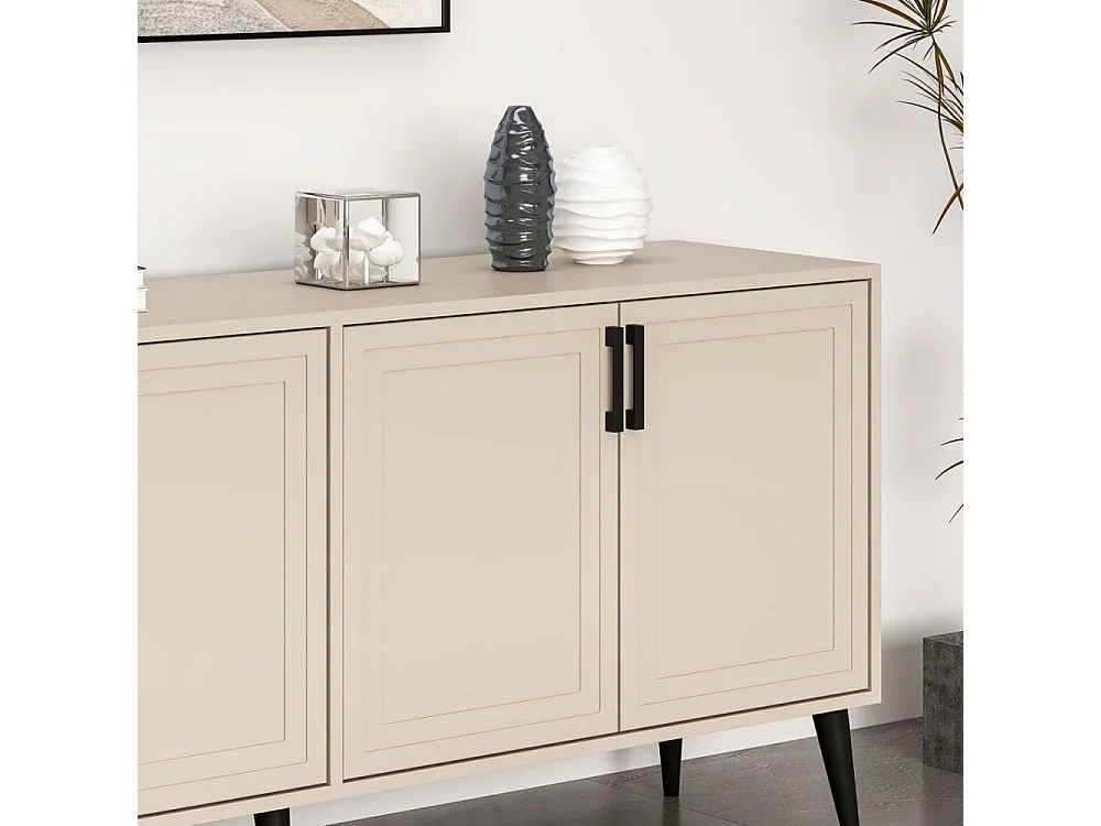 Madia Prime colore cashmere 180x45x80H - Eleganza e funzionalità per la tua casa