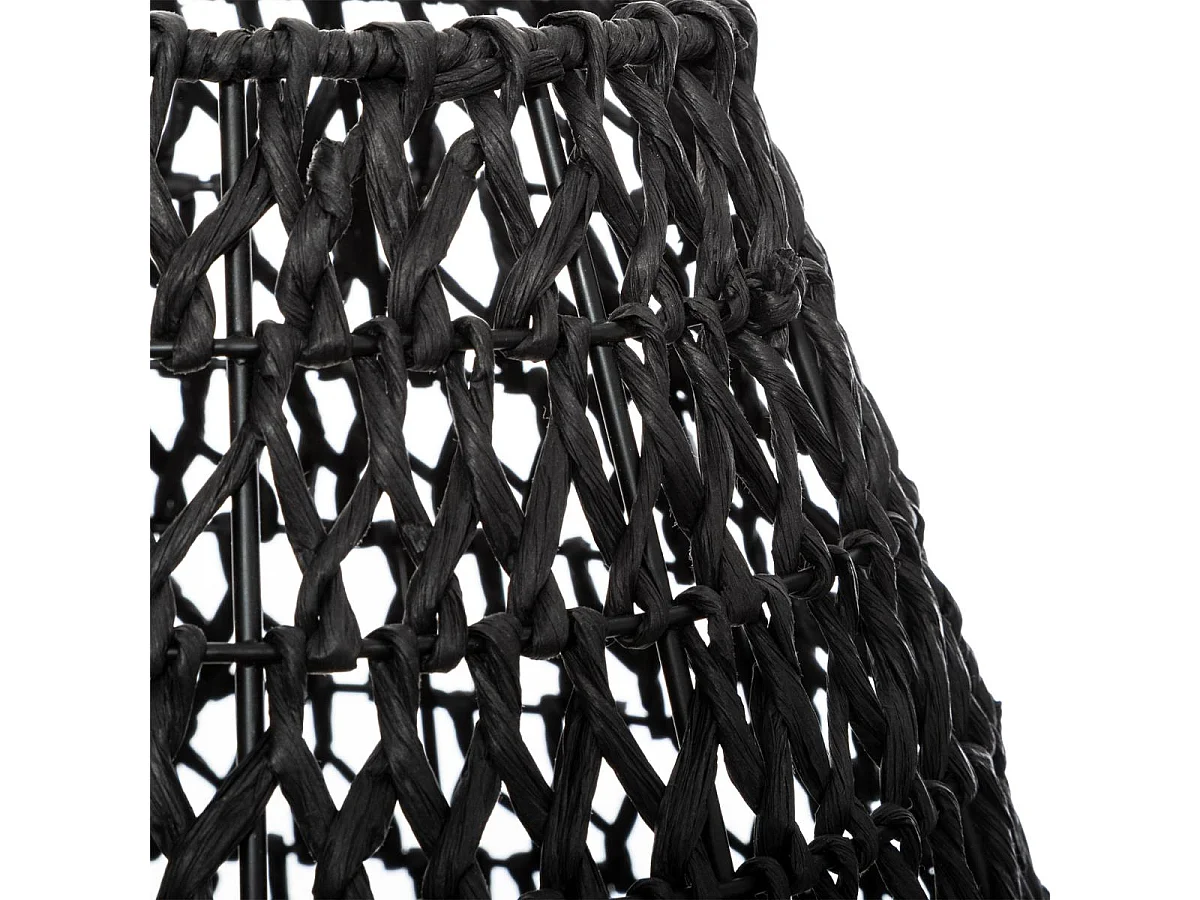 Lampe à poser en métal et Noir H 35.5 cm