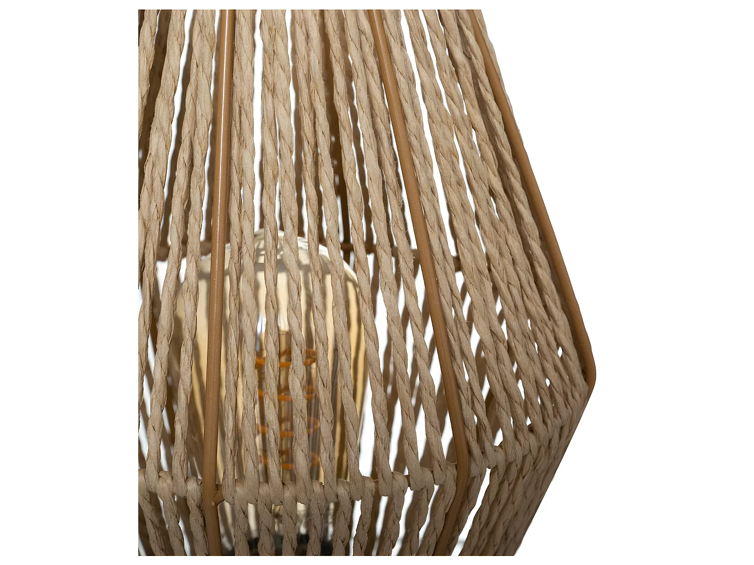 Lampe à poser Corde Nature H 32 cm