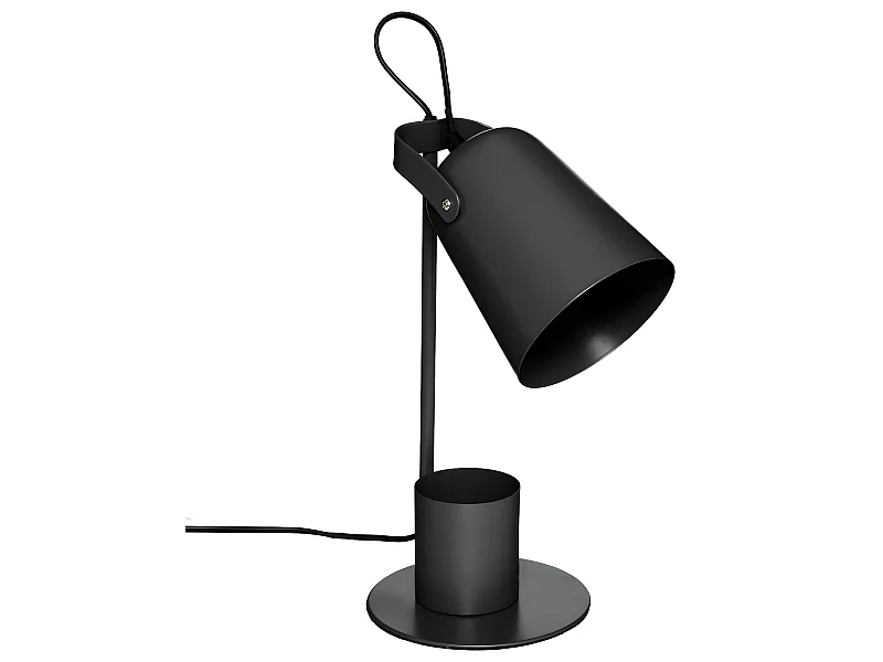Lampe à poser en Métal Noir H 34 cm