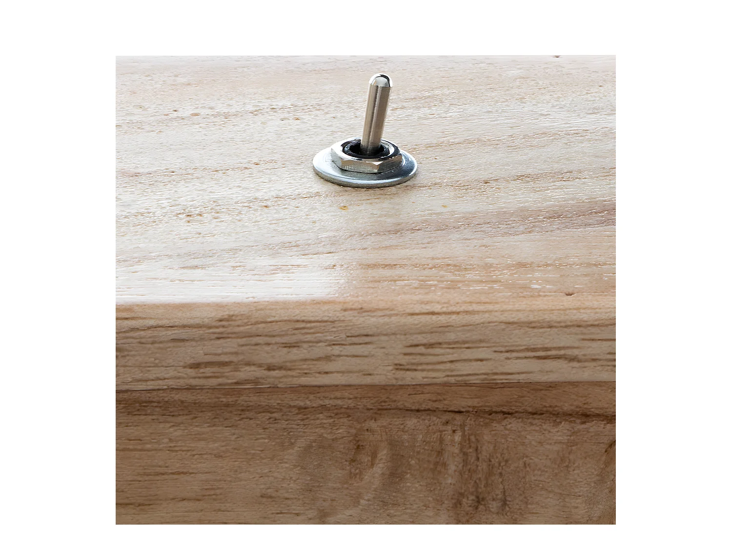 Lampe Socle en Bois Rétro et Vintage