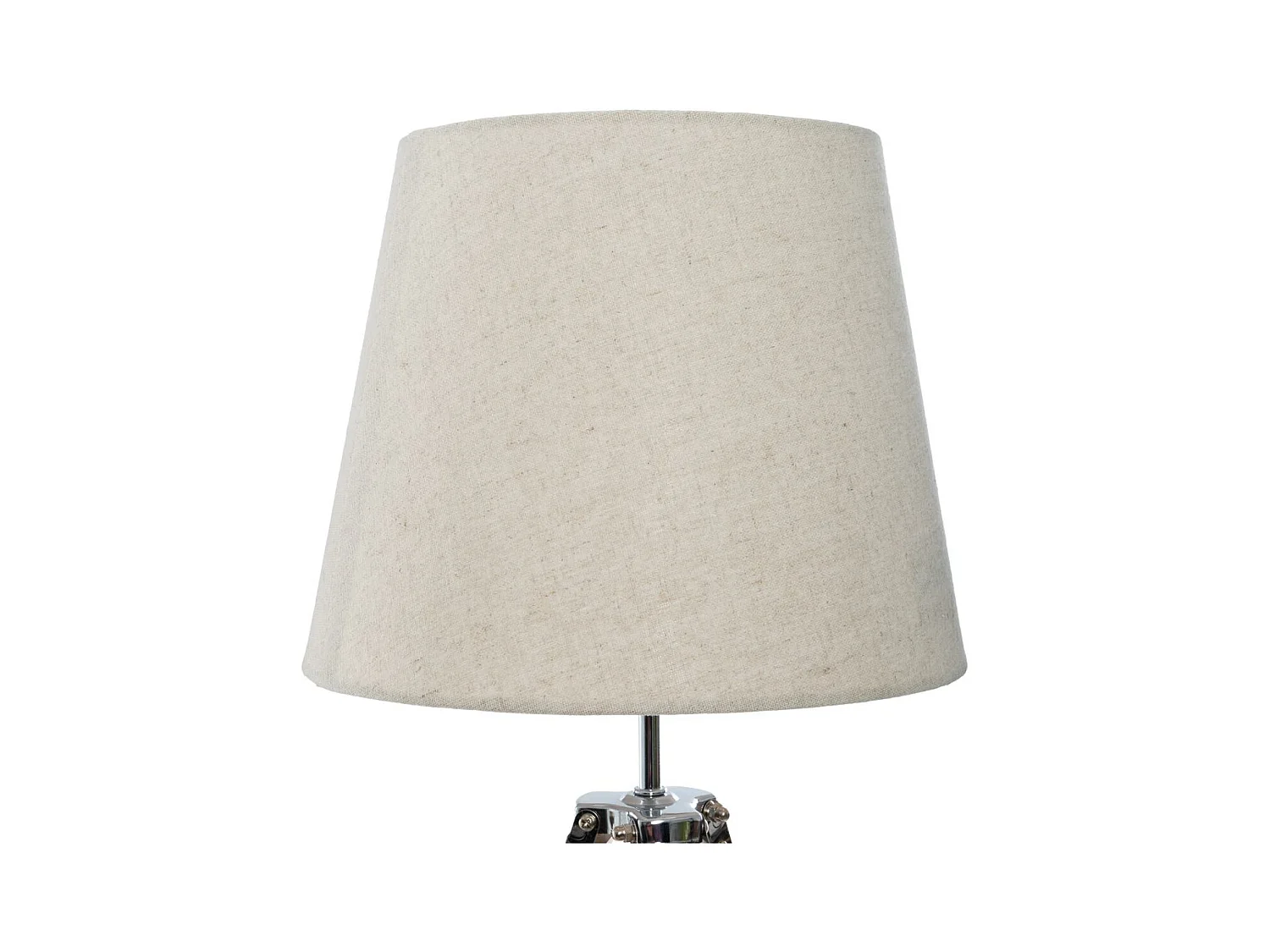Lampe Trépied en Bambou et  Abat-jour en Beige H 58 cm