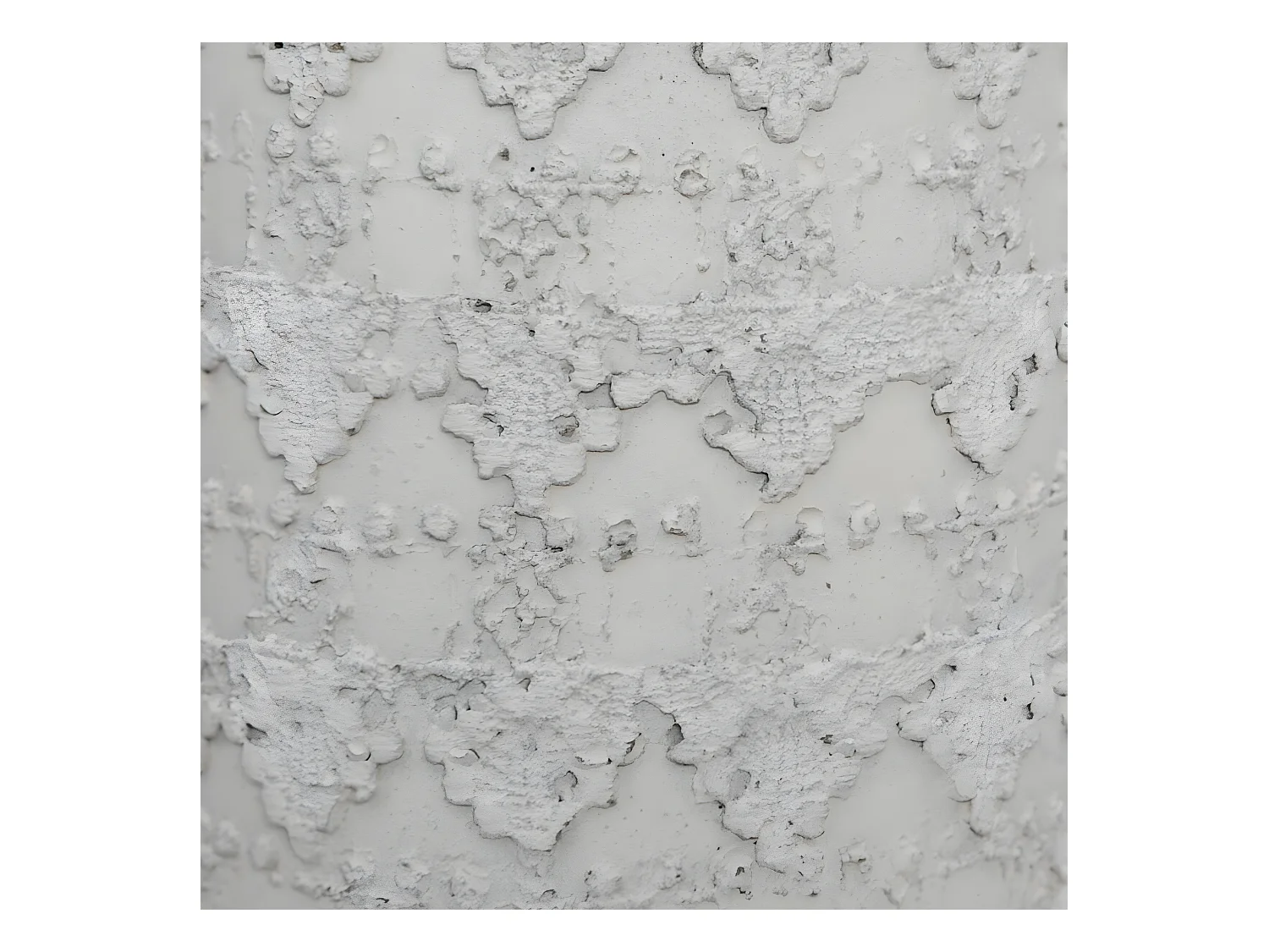 Lampe à poser en céramique Beige avec motif H 34 cm