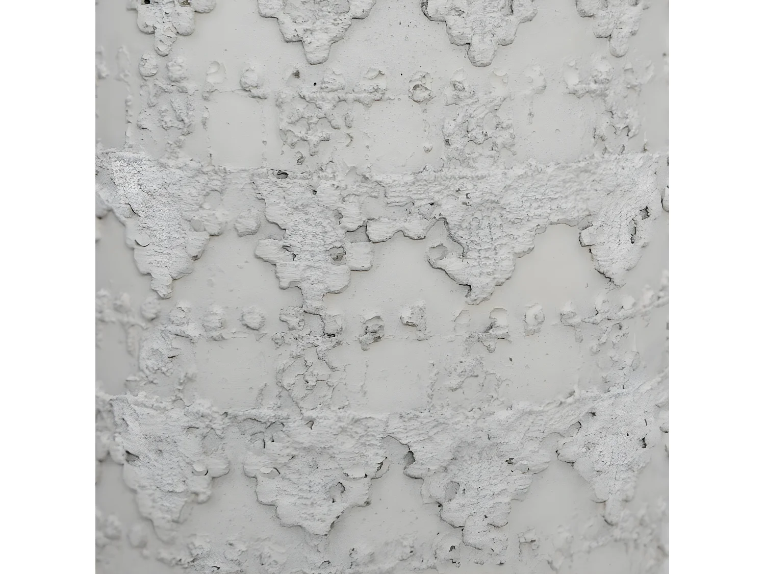 Lampe à poser en céramique Beige avec motif H 34 cm