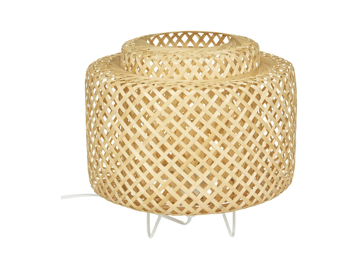 Lampe à poser en Bambou naturel D 25 cm