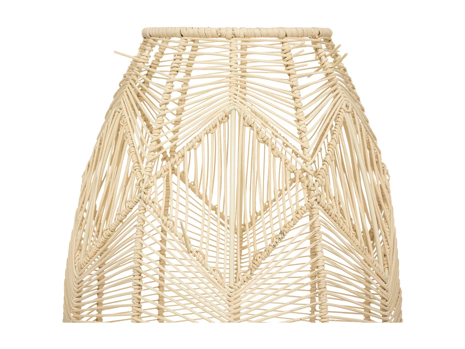 Lampe à poser en Rotin H 48 cm