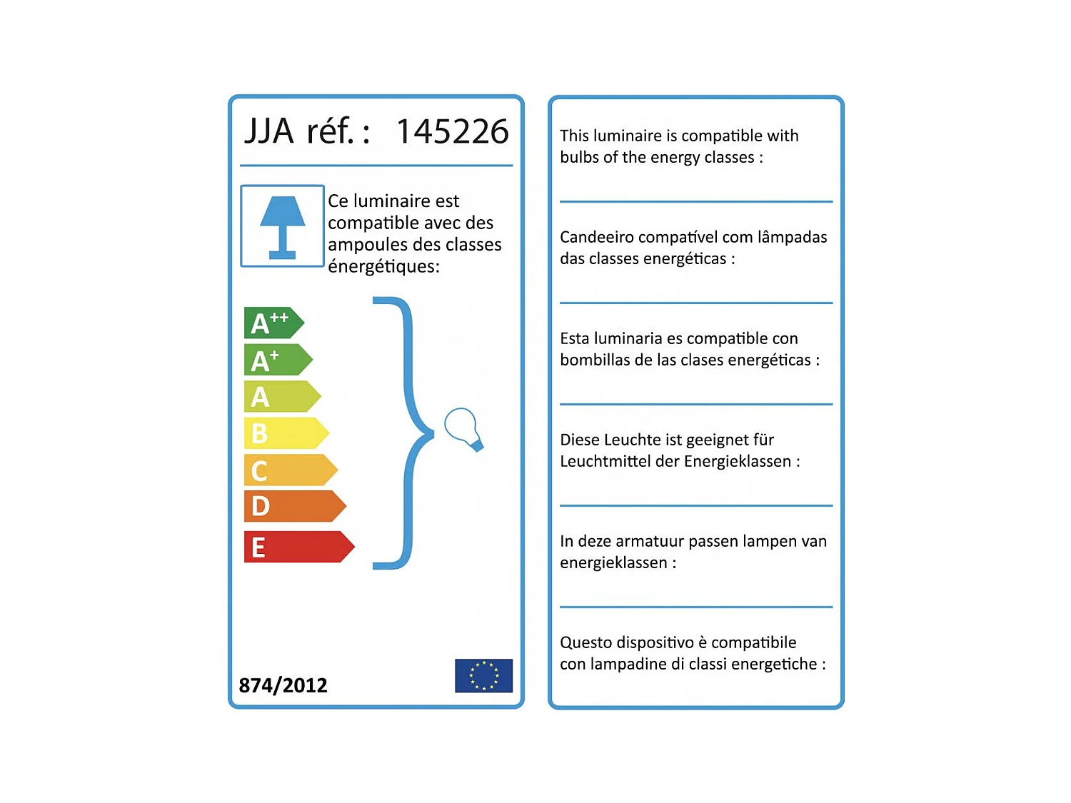 Lampe à poser en Bambou H 32 cm