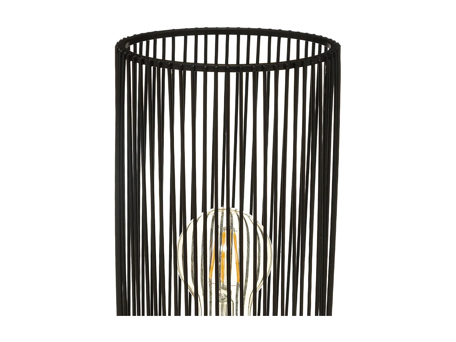 Lampe à poser en Métal Noir H 30 cm