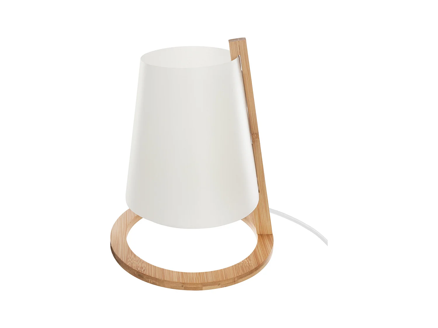 Lampe à poser en Bambou H 26 cm