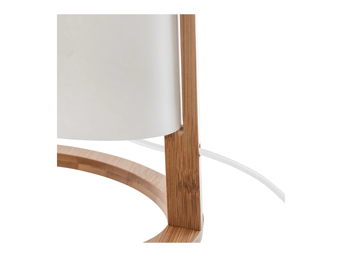 Lampe à poser en Bambou H 26 cm