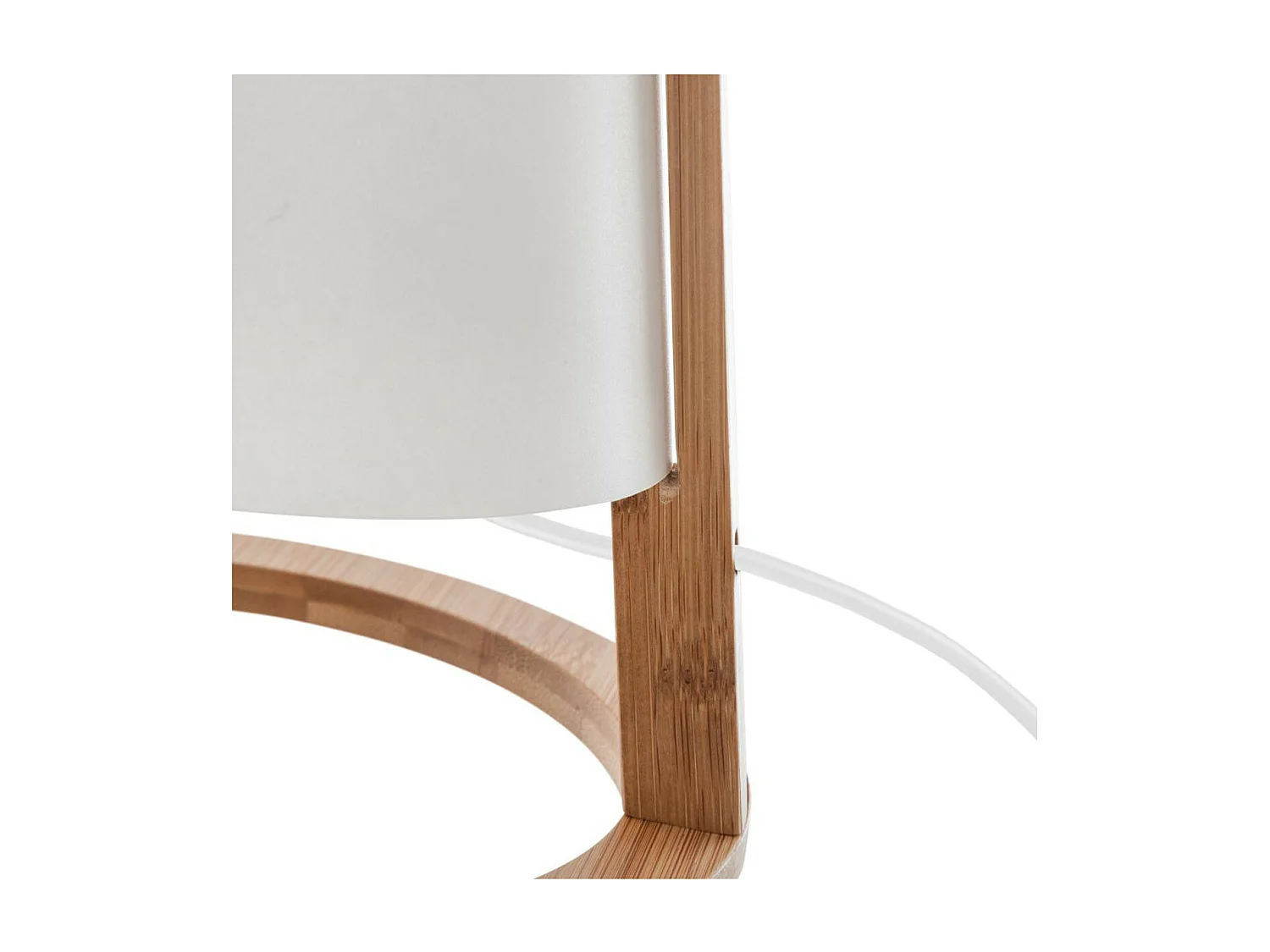 Lampe à poser en Bambou H 26 cm