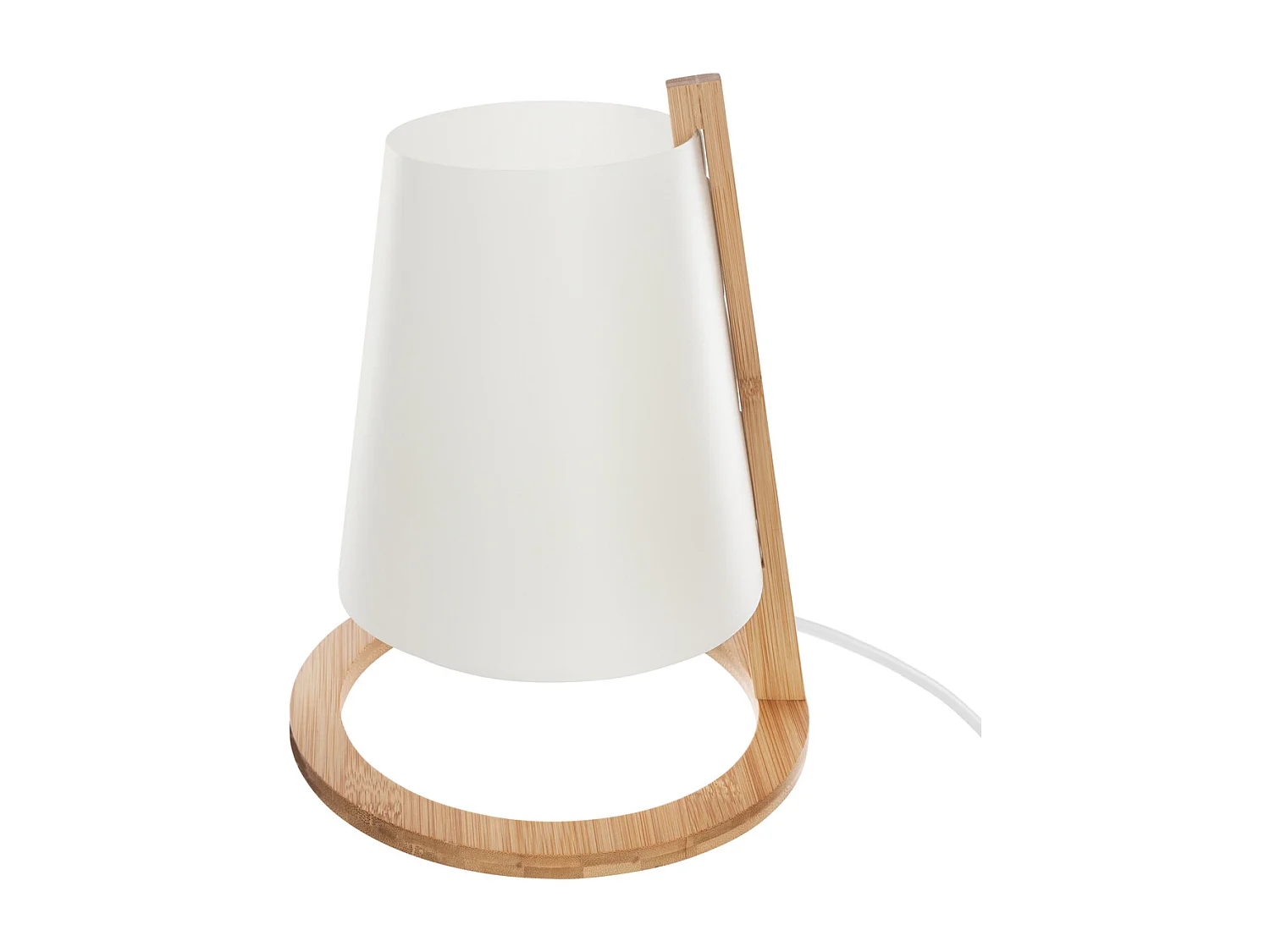 Lampe à poser en Bambou H 26 cm