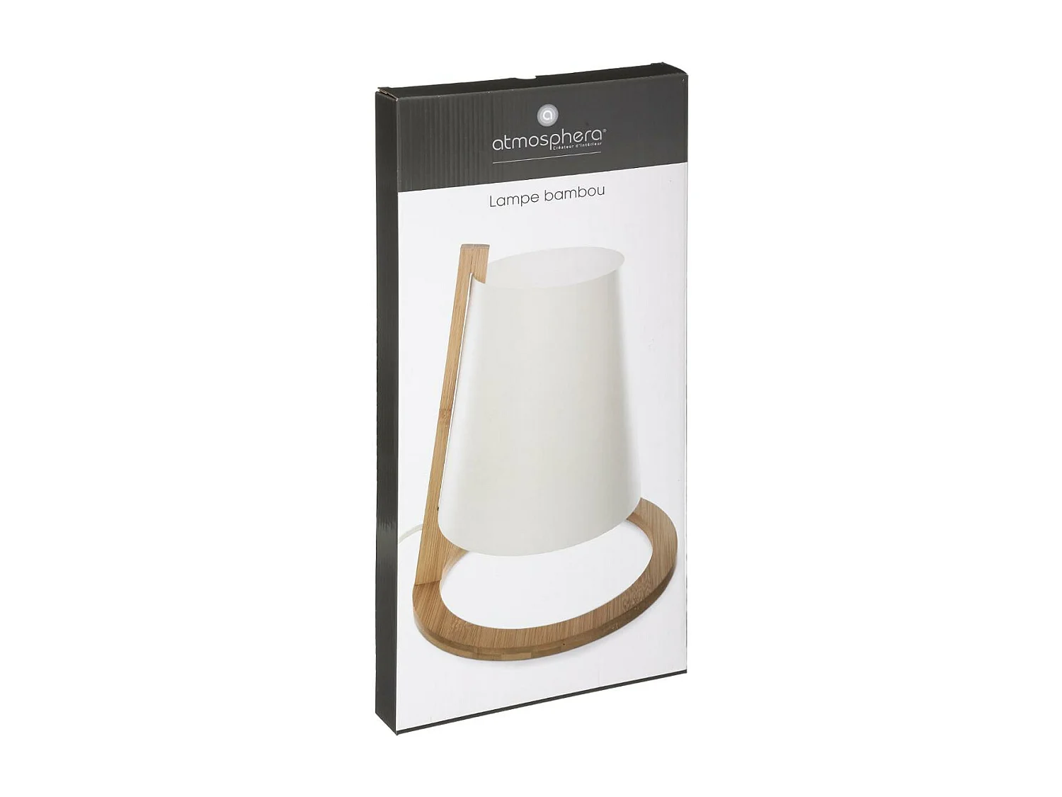Lampe à poser en Bambou H 26 cm