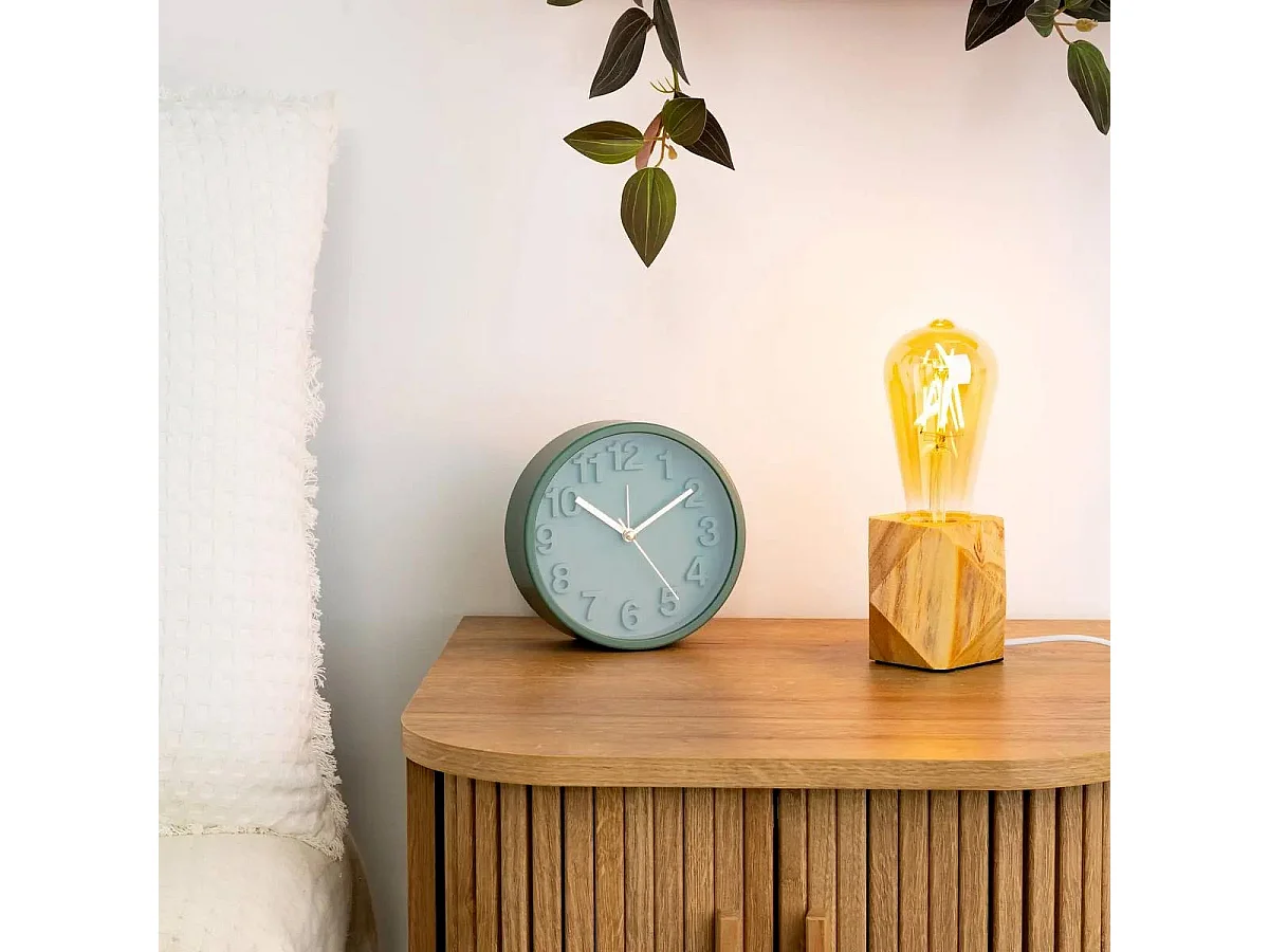 Lampe origami Socle en bois de Pin