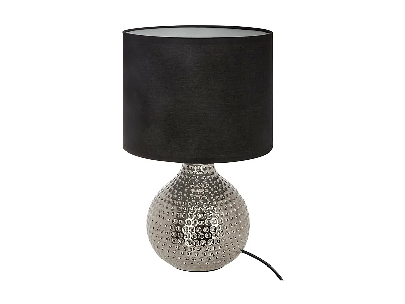 Lampe à poser en céramique martelée H 38 cm