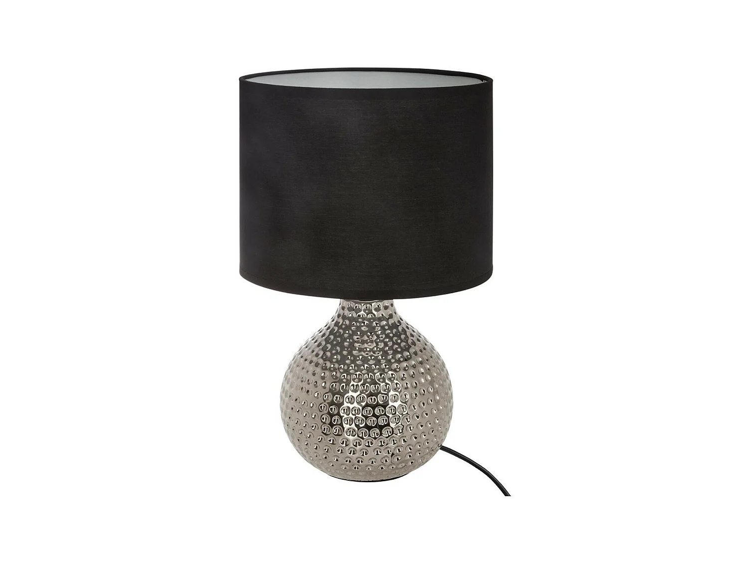 Lampe à poser en céramique martelée H 38 cm