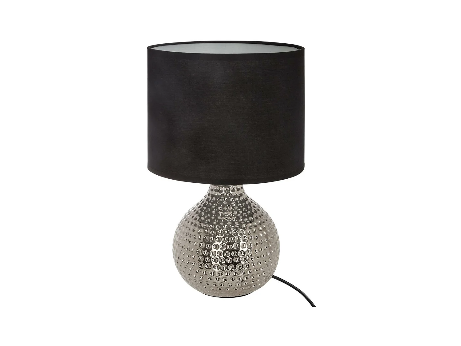 Lampe à poser en céramique martelée H 38 cm