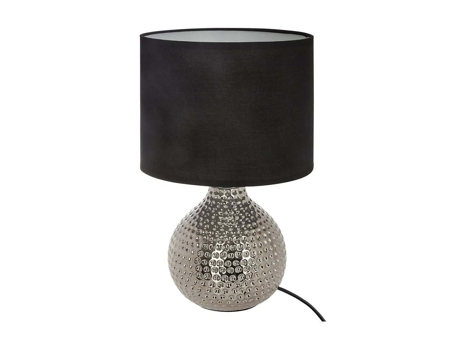 Lampe à poser en céramique martelée H 38 cm