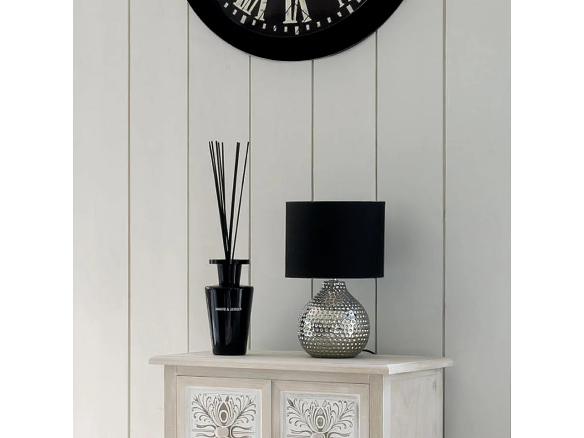 Lampe à poser en céramique martelée H 38 cm